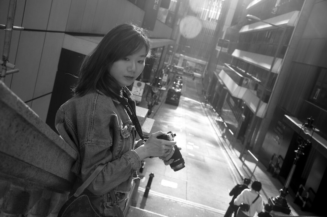 Portrait of a female broadcast engineer