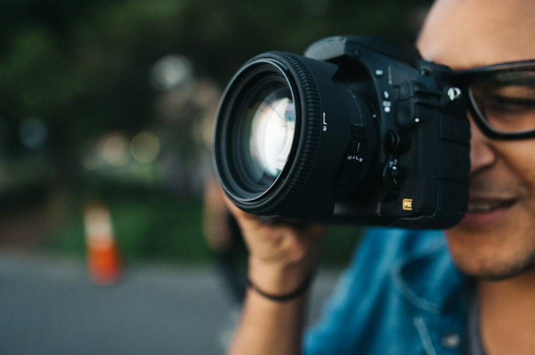 Portrait of a male camera operator smiling